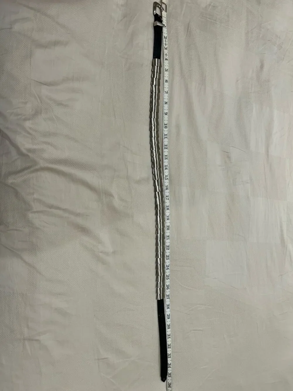 Edgy Metal and Leather Belt